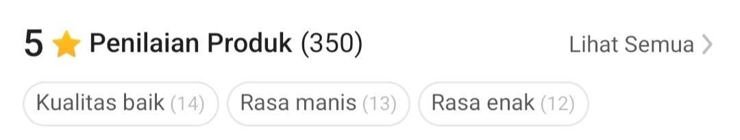Overall Product Rating