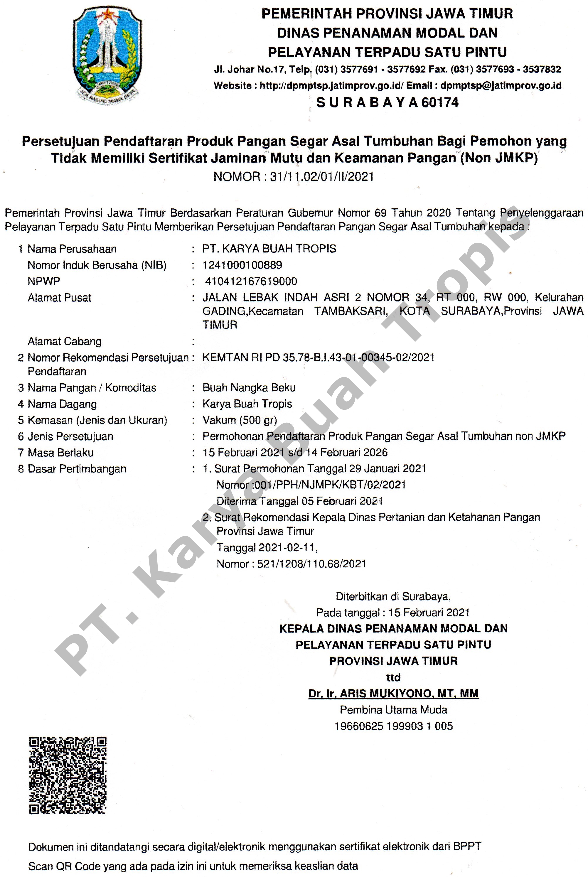 Izin Edar Kemtan